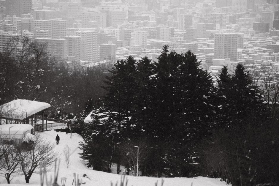 აომორი ზამთარში — თოვლით მოცული ქალაქი იაპონიის ჩრდილოეთში